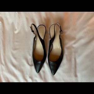 Marc Fisher kitten heel sling backs